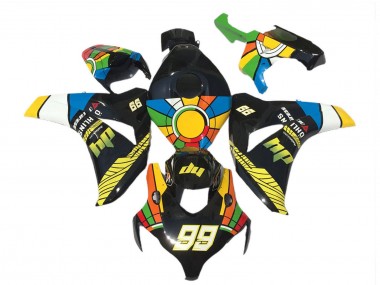 Purchase 2008-2011 Honda CBR1000RR Motorcycle Fairings - Blue Yellow Green Red Black Color Wheel 99 Canada