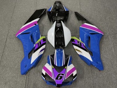 Purchase 2004-2005 Honda CBR1000RR Motorcycle Fairings - White Blue Purple Yellow Glossy Black 6 Canada