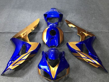 Purchase 2006-2007 Honda CBR1000RR Motorcycle Fairings - Gold Blue Canada