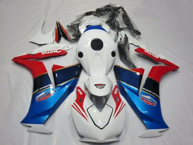 Purchase 2012-2016 Honda CBR1000RR Motorcycle Fairings - White Red Blue Motul Canada