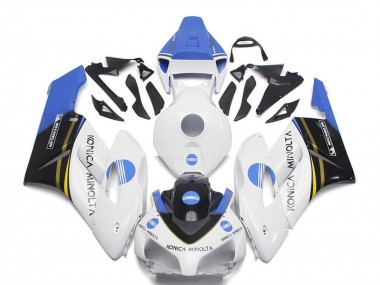 Purchase 2004-2005 Honda CBR1000RR Motorcycle Fairings - White Light Blue Glossy Black Konica Minolta Canada