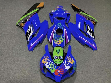Purchase 2004-2005 Honda CBR1000RR Motorcycle Fairings - Blue Green Orange Black Shark Canada