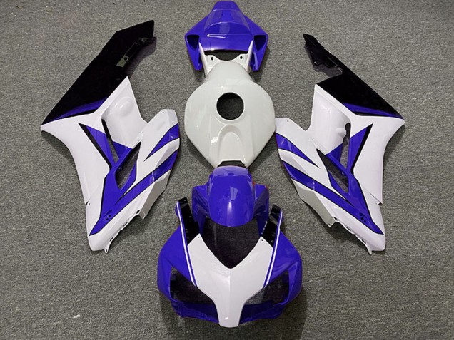 2004-2005 Honda CBR1000RR Motorcycle Fairings - White Blue Glossy Black Canada