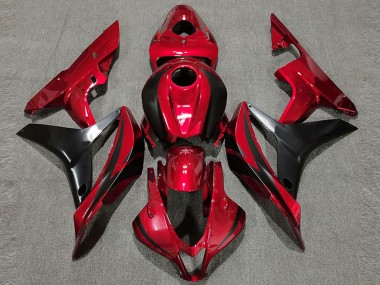 Purchase 2007-2008 Honda CBR600RR Motorcycle Fairing - Red Glossy Black OEM Style Canada