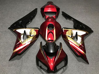 Purchase 2006-2007 Honda CBR1000RR Motorcycle Fairings - Red White Gold Glossy Black Canada