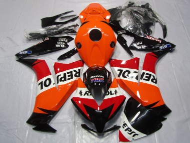 Purchase 2012-2016 Honda CBR1000RR Motorcycle Fairings - Orange White Red Glossy Black Repsol Canada