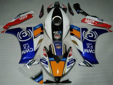 Purchase 2012-2016 Honda CBR1000RR Motorcycle Fairings - White Blue Orange Red Black Elf Canada