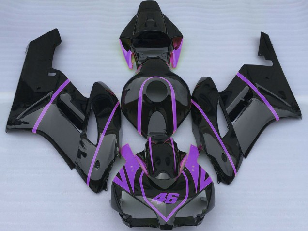 2004-2005 Honda CBR1000RR Motorcycle Fairings - Glossy Black Purple Canada