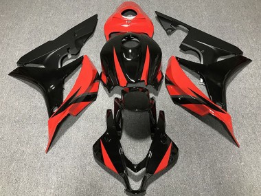 Purchase 2007-2008 Honda CBR600RR Motorcycle Fairings - Red Glossy Black Canada