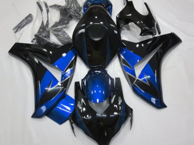Purchase 2008-2011 Honda CBR1000RR Motorcycle Fairings - Blue Glossy Black Canada