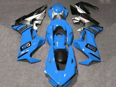 Purchase 2017-2023 Honda CBR1000RR Motorcycle Fairings - Blue White Silver Glossy Black DSI Canada