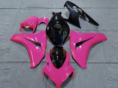 Purchase 2008-2011 Honda CBR1000RR Motorcycle Fairings - Pink Glossy Black Canada