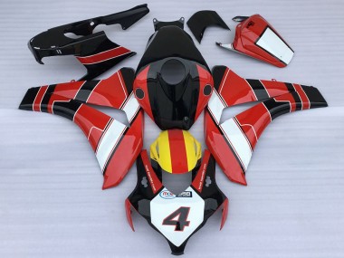 Purchase 2008-2011 Honda CBR1000RR Motorcycle Fairings - Red White Yellow Glossy Black Racing Style Canada