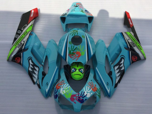 2004-2005 Honda CBR1000RR Motorcycle Fairings - Blue Green Black Red Shark Canada