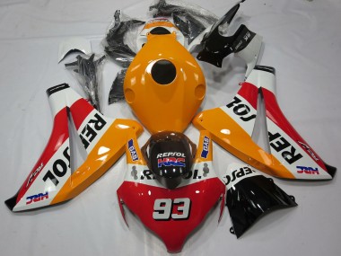 Purchase 2008-2011 Honda CBR1000RR Motorcycle Fairings - Orange White Red Glossy Black Repsol 93 Canada