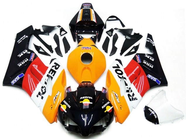 2004-2005 Honda CBR1000RR Motorcycle Fairing Kits - Orange White Red Glossy Black Repsol Canada