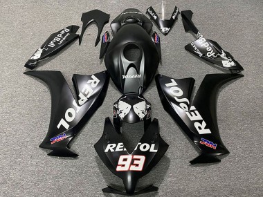 Purchase 2012-2016 Honda CBR1000RR Motorcycle Fairings - Matte Black White Repsol HRC 93 Canada