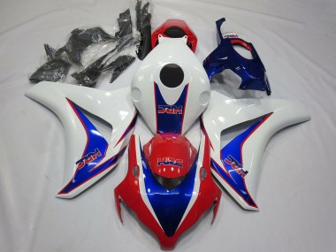 Purchase 2008-2011 Honda CBR1000RR Motorcycle Fairings - White Blue Red HRC OEM Style Canada