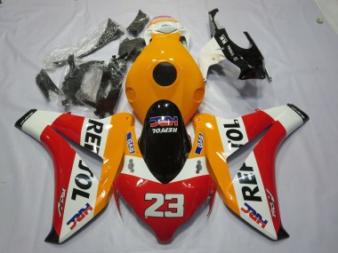 Purchase 2008-2011 Honda CBR1000RR Motorcycle Fairings - Orange White Red Glossy Black Repsol 23 Canada
