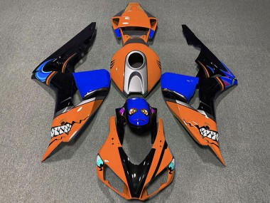 Purchase 2006-2007 Honda CBR1000RR Motorcycle Fairings - Orange Silver Blue Glossy Black Shark Canada