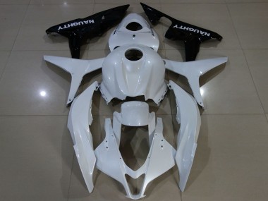 Purchase 2007-2008 Honda CBR600RR Motorcycle Fairing - White Glossy Black Canada