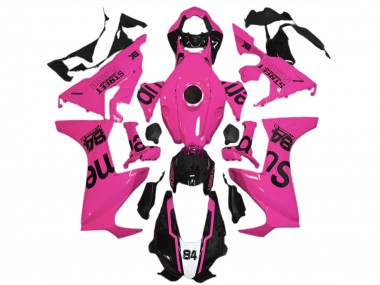 Purchase 2017-2023 Honda CBR1000RR Motorcycle Fairings - Pink Glossy Black Street Flava Canada