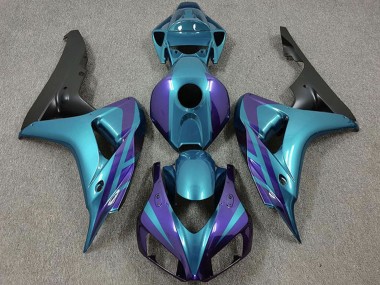 Purchase 2006-2007 Honda CBR1000RR Motorcycle Fairings - Purple Emerald Matte Black Canada