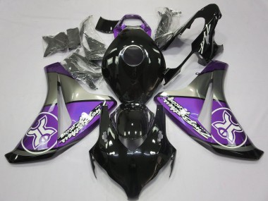 Purchase 2008-2011 Honda CBR1000RR Motorcycle Fairings - Purple Grey Glossy Black Canada