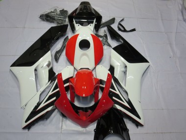 Purchase 2004-2005 Honda CBR1000RR Motorcycle Fairings - White Red Glossy Black Stripe Canada