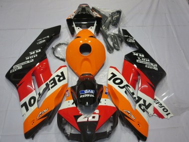 Purchase 2004-2005 Honda CBR1000RR Motorcycle Fairings - Orange White Red Glossy Black Repsol 26 Canada