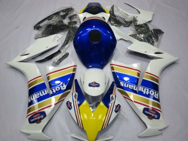 Purchase 2012-2016 Honda CBR1000RR Motorcycle Fairings - White Blue Gold Rothmans Canada