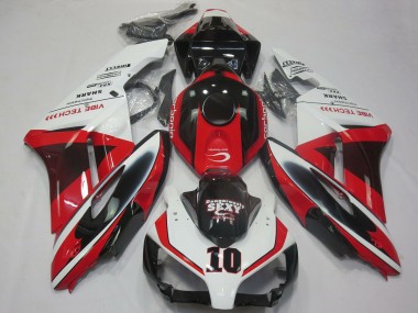 Purchase 2004-2005 Honda CBR1000RR Motorcycle Fairings - White Red Glossy Black Sexy VIBE TECH Canada