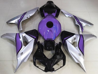 Purchase 2006-2007 Honda CBR1000RR Motorcycle Fairings - Silver Purple Glossy Black Canada