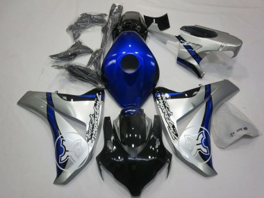 Purchase 2008-2011 Honda CBR1000RR Motorcycle Fairings - Silver Blue Glossy Black Canada