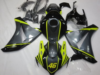 Purchase 2008-2011 Honda CBR1000RR Motorcycle Fairings - Grey Yellow Glossy Black 46 Canada