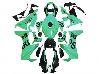 Purchase 2017-2023 Honda CBR1000RR Motorcycle Fairings - Special Green Glossy Black Street Flava Canada