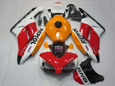 Purchase 2004-2005 Honda CBR1000RR Motorcycle Fairings - White Orange Red Glossy Black Repsol HRC Canada