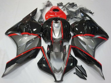 Purchase 2009-2012 Honda CBR600RR Motorcycle Fairings - Red Grey Glossy Black Canada