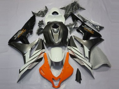 Purchase 2007-2008 Honda CBR600RR Motorcycle Fairings - White Grey Glossy Black Canada