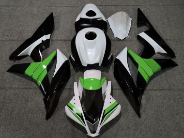 Purchase 2007-2008 Honda CBR600RR Motorcycle Fairings - White Green Glossy Black Canada