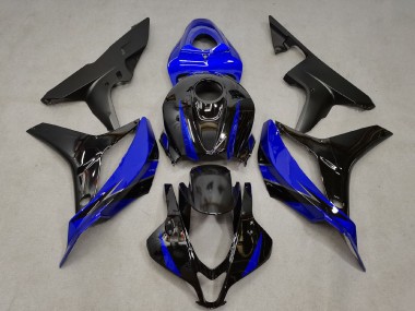 Purchase 2007-2008 Honda CBR600RR Motorcycle Fairing - Blue Glossy Black Canada