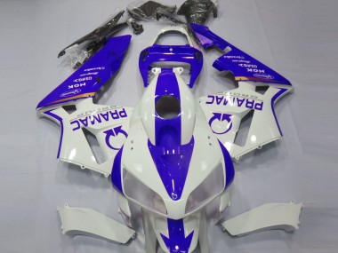 Purchase 2005-2006 Honda CBR600RR Motorcycle Fairings - White Blue Pramac Canada
