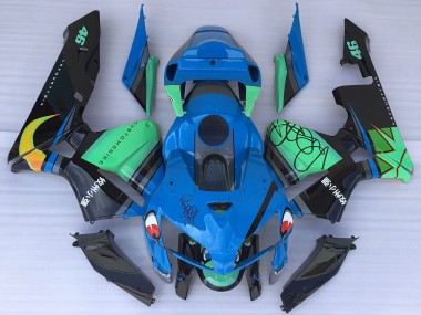 Purchase 2005-2006 Honda CBR600RR Motorcycle Fairings - Blue Green Black Shark Canada