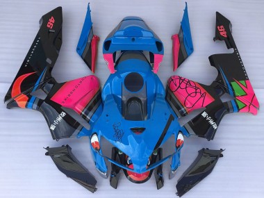 Purchase 2005-2006 Honda CBR600RR Motorcycle Fairings - Blue Shark Pink Canada
