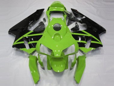 Purchase 2003-2004 Honda CBR600RR Motorcycle Fairing Kits - Green Glossy Black Canada