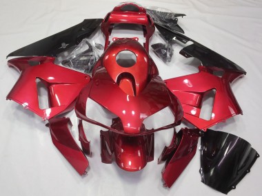 Purchase 2003-2004 Honda CBR600RR Motorcycle Fairing Kits - Red Glossy Black Canada