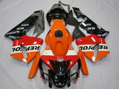 Purchase 2005-2006 Honda CBR600RR Motorcycle Fairing - Orange White Red Glossy Black Repsol Canada