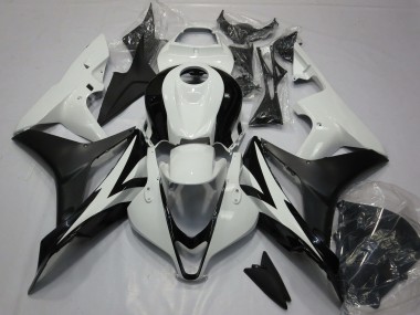 Purchase 2007-2008 Honda CBR600RR Motorcycle Fairing Kits - White Matte Black Canada