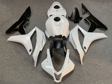 Purchase 2007-2008 Honda CBR600RR Motorcycle Fairing - White Matte Black Canada