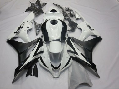 Purchase 2007-2008 Honda CBR600RR Motorcycle Fairings - White Matte Black OEM Style Canada